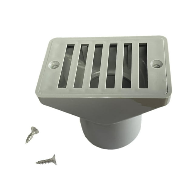 Desagüe de piso de piscina Colamx Cubierta de drenaje principal Gris 11,1 cm x 7,2 cm