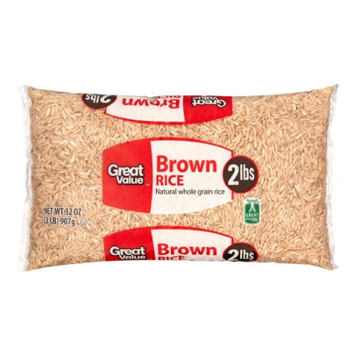 Great Value Brown Rice, 32 Oz - Walmart.com