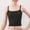 Black, variant on OGLCCG Cropped Tank Tops for Teen Girls Spaghetti Strap Sleeveless Crop Top Vest Basic Dance Sports Crop Camisoles 7-13 Years
