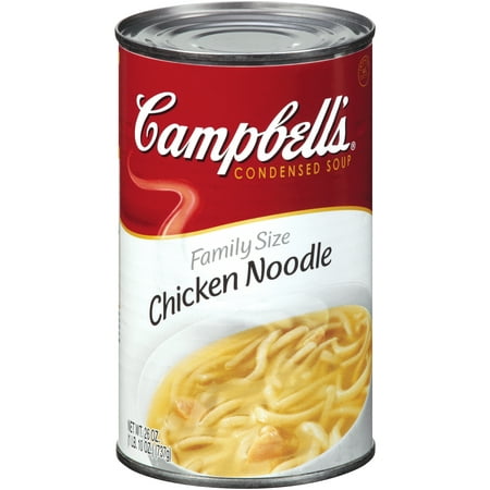 Campbell's Family Size Chicken Noodle Soup 26oz - Walmart.com