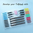 thumbnail image 3 of 35pcs/Set Calligraphy Pen Set with Pen Holder Pen Nibs Colorfull Ink Sac Rocker Blotter Comic Pen Supplies Statione, 3 of 6