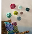 thumbnail image 4 of Vivaterra Ceramic Wall Flowers - 8 Dia. Red, 4 of 4