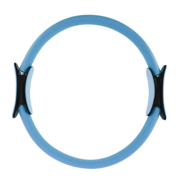 Unique Bargains Durable Yoga Ring Exercises for Yoga and Home Fitness Blue-38cm