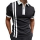 thumbnail image 1 of Playeras Deportivas Para Hombre, Camiseta De Verano Con Estampado A Rayas Para Hombre, Camiseta De Manga Corta Con Cuello Vuelto, 1 of 4