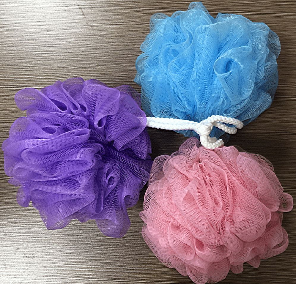 Bath Body Sponge, Soft Mesh Material for Gentle Exfoliation, Color May Vary