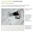 thumbnail image 3 of Transolid FPT6032R-HO 60-in x 32-in Pre-Tiled Shower Base with Right Hand Drain in Off-White Hexagon, 3 of 5