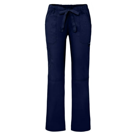 

Adar Universal Low-Rise Multipocket Drawstring Straight Leg Pants Tall - 510T - Navy - S