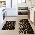 thumbnail image 2 of Bats Halloween Kitchen Mats Set of 2, Black Home Decor Low-Profile Kitchen Rugs for Floor - 17x29 and 17x47 Inch, 2 of 6