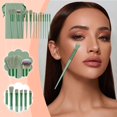 thumbnail image 2 of HOARBOEG Make-up Brush Set With Cloth Bag Clearance Sale, 2 of 7