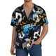 thumbnail image 1 of Fotbe Football Camisa Estampada de Manga Corta para Hombre, Casual de Verano, Estilo Playero, Sin Arrugas-Small, 1 of 5
