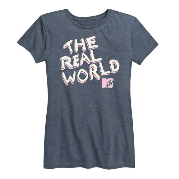 MTV - The Real World Pink Logo - Women's Short Sleeve Graphic T-Shirt