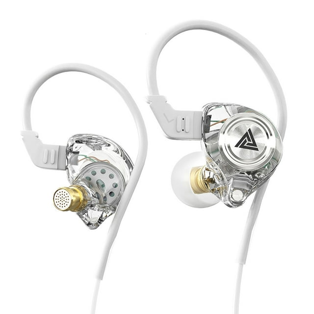 Decodeary AK3 FiLe Wired Earbuds In Ear 3.5mm for Jack Music Earphone Portable Dynamic Hands-free Calling Headset Replacement White 1Set