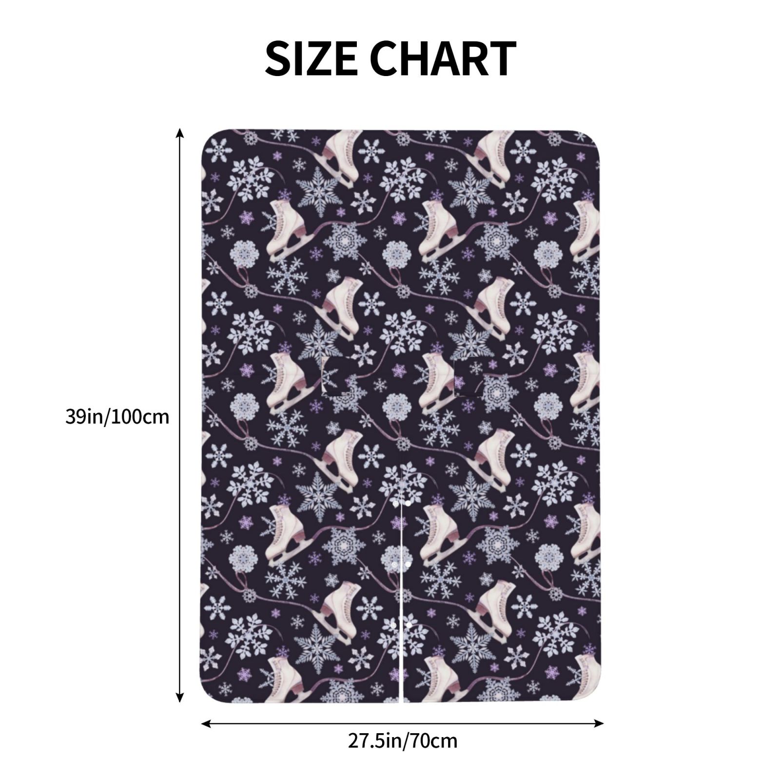 Car Seat Cover Baby - Elegant ice skates snowflakes A Breathable Infant Car Seat Cover for Baby Carseat, Lightweight Comfort Baby Essentials Must Haves Newborn Stuff for Girl Boy
