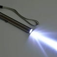 thumbnail image 3 of Mini Lampe de Poche USB Rechargeable en Acier Inoxydable avec Clip, 3 of 5