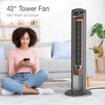 thumbnail image 2 of Lasko Products Ventilador de torre oscilante eléctrico portátil de 42" con ionizador de aire fresco, 2 of 5