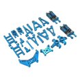 thumbnail image 2 of MERIGLARE RC Cars Metal Spare Parts Chassis Kits Front Steering Cup Steering Cup Tie Rod Metal Fittings Toys Hobbies for 14301 14302 RC , Blue, 2 of 8