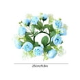 thumbnail image 3 of PEIBang Valentine's Day Artificial Flowers Candle Rings,Floral Candle Rings Table Centerpieces for Anniversary Wedding Home Party Decor, 3 of 6