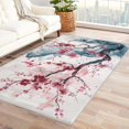 thumbnail image 1 of Cherry Blossoms Rugs for Living Room Bedroom - Tree Rug 3x5 - Oriental Carpet for Home Decor - Washable Non Slip Patterned Indoor Small Area Rug - Soft & Low Pile (ZN&256), 1 of 7