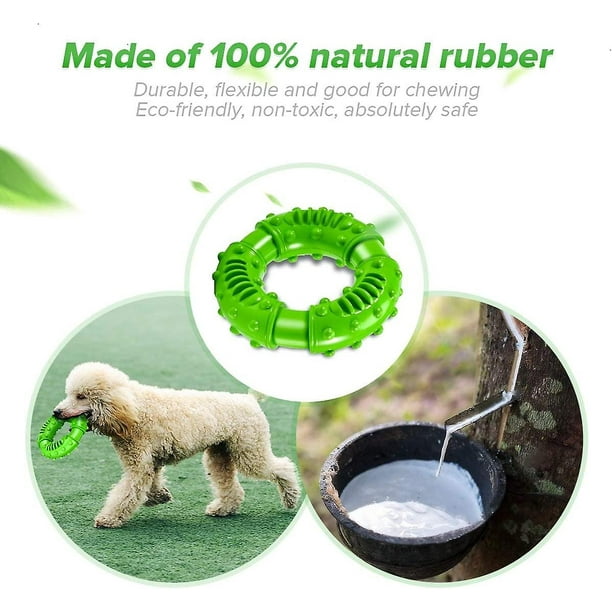 Dog Toys For Aggressive Chewers Large Breed Non toxic Natural Rubber Durable Indestructible Dog Toys For Medium And Large Dogs To Chew green