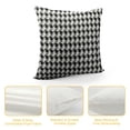 thumbnail image 4 of COMIO  Houndstooth Throw Pillow Covers, Black and White Plaid Decorative Cushion Pillow Cases for Sofa Couch Bedroom Car, 4 of 5