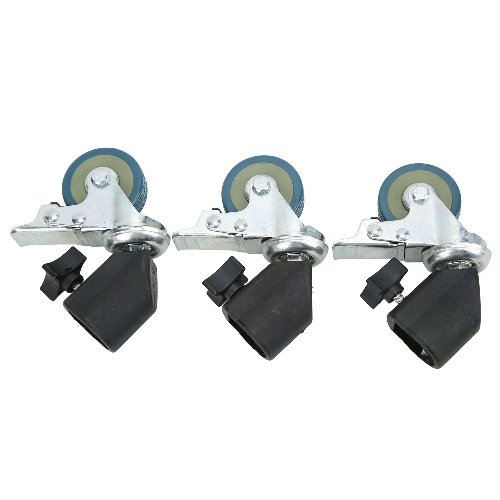 3 Roulettes Pivotantes 360° Pour Support D'éclairage/trépied - Installation Facile, Silencieuses, Pour Streaming, Studio Mobile