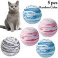 thumbnail image 4 of 5PCS Cat Ball Toys Planet Design Foam Ball Kitten Toy Cat Chase Toy, 4 of 10