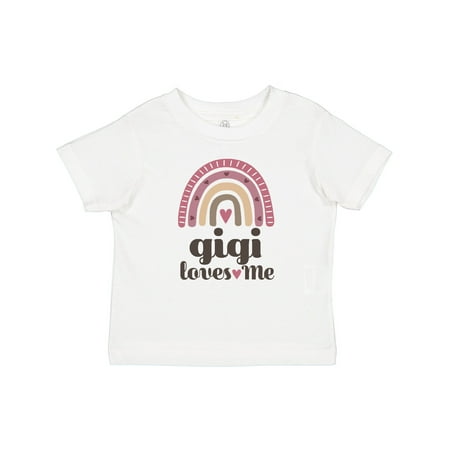 

Inktastic Gigi Loves Me Boho Rainbow Gift Baby Girl T-Shirt