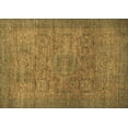 thumbnail image 1 of Ahgly Company Machine Washable Indoor Rectangle Abstract Brown Modern Area Rugs, 8' x 12', 1 of 4