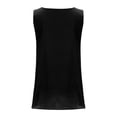 thumbnail image 4 of Womens Tops, Duoif Layered Linen Tank Tops Elegant Going Out Blouse Shirts for Women Black L, 4 of 6
