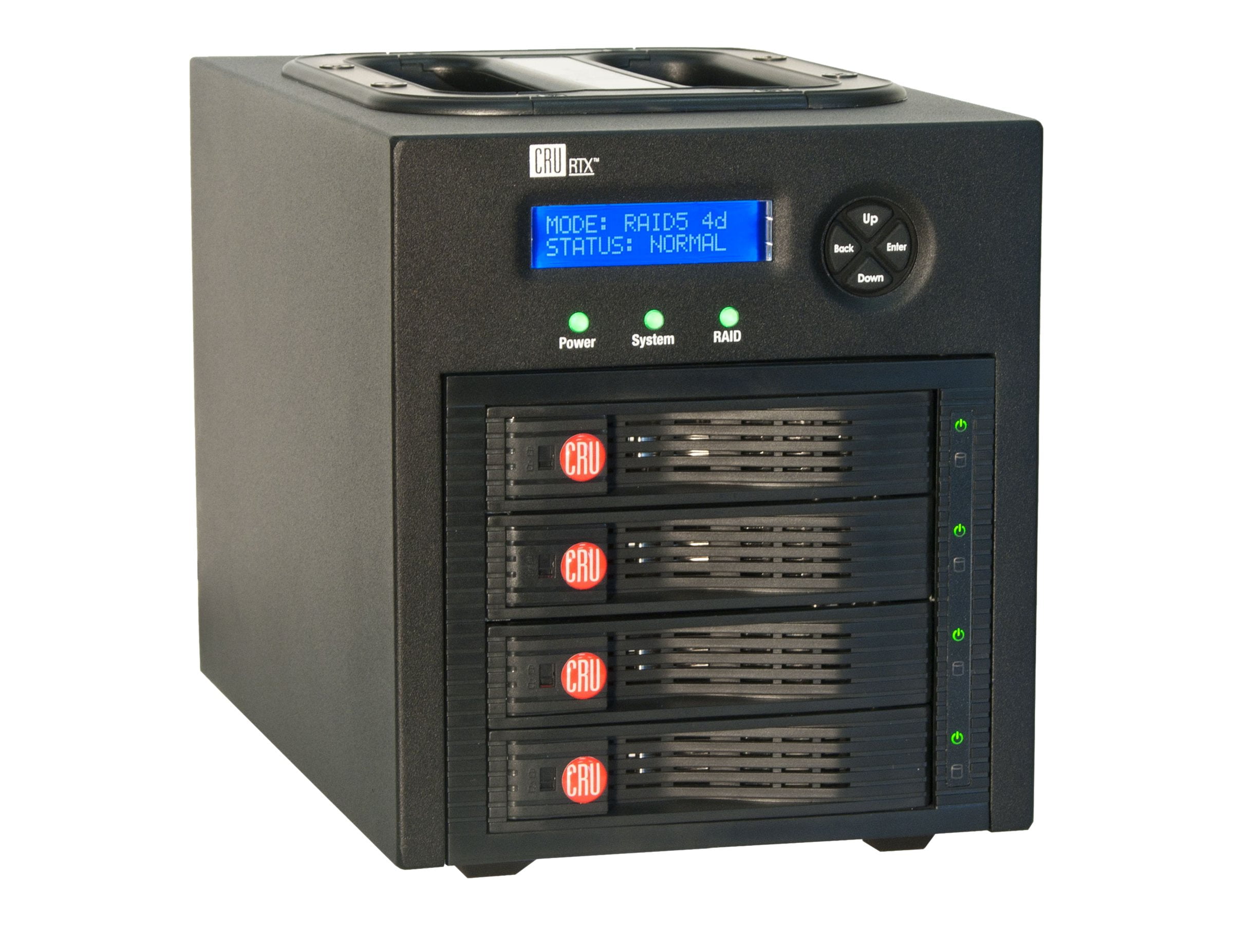 CRU DataPort RTX 4303QR Hard drive array 4 bays (SATA600) HDD 0 FireWire 800, SATA 3Gb