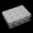 thumbnail image 2 of 12 Piezas de Plástico Caja Redonda Vacía para Decoración de Uñas con de Imitación Pen Organizador de Píldoras Baoblaze Caja de almacenamiento de joyería, 2 of 7