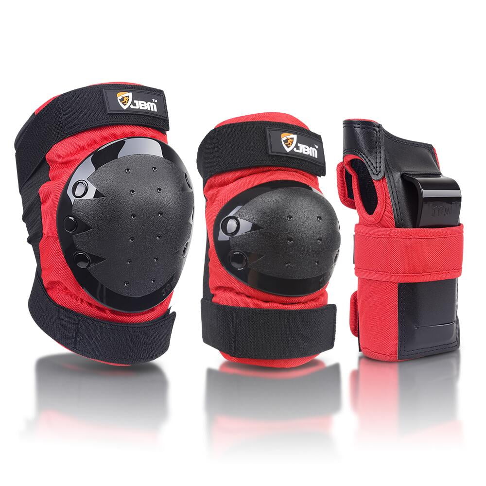 JBM Kids Child Knee Pads Elbow Pads Wrist Guards 3 In 1 Protective Gear Set For 
