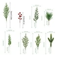 thumbnail image 4 of Christmas Artificial Simulation PE Pine Needle Plugin Bouquet Set, Artificial Pine Branches with Red Berry Stems, Faux Fake Norfolk Pine Needles for Xmas DIY Craft Indoor Home Xmas Decor, 4 of 4