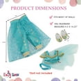 thumbnail image 6 of Emily Rose 18 Inch Doll Clothes 4 Piece Princess Jasmine-Inspired Doll Outfit | Includes One of a Kind 18" Doll Shoes! | Fits 18 Inch American Girl Dolls, 6 of 9