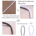 thumbnail image 3 of Injueey tipo plano del cable de Ethernet del cable plano de Internet del cable de red Cat7 del 1-20M Cables de computadora blanco 5M, 3 of 6