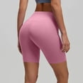 thumbnail image 5 of Dweltoz Biker Shorts for Women High Waist Tummy Control Summer Soft Workout for Gym Running Underwear,Pink XL, 5 of 5