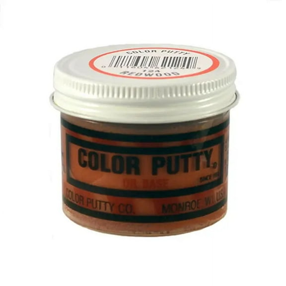 Wood Putty, Redwood, 3.68-oz. Jar