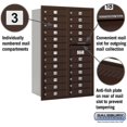 thumbnail image 2 of SALSBURY INDUSTRIES 3713D-24ZRP Horiz Mailbox,Prvt,24Dr,Bronze,RL,48in, 2 of 3