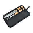 thumbnail image 1 of Senderismo Herramientas de cocina de barbacoa A la parrilla de acero inoxidable BBQ BBQ Set Lavable Portátil Mochila Picnic con bolsa de almacenamiento 2pcs / set Eigraketly OD011040-01, 1 of 7