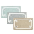 thumbnail image 3 of All Cotton Bathroom Rug with Non Slip Backing, Luxrurious Tufted Plush Bath Mat, Absorbent, Quick Dry, Easy to Clean, for Bathroom Floor, Spa , Shower Room, 24x72, Seafoam, 3 of 9