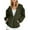 Army Green, variant on SwiftWear Women’s Fashion Oversized Hoodie - Zipper Hooded Sweatshirtwith Front Pockets, Breathable Streetwear & Outerwear Style Yellow