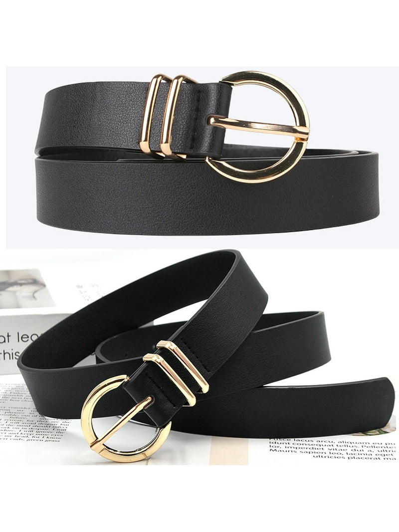 SENDEFN Women Leather Belts, Pin Buckle, Adjustable Waist  display picture 1