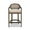 thumbnail image 4 of Americana 26" Cane Back Counter Height Bar Stool Taupe Beige, 4 of 11