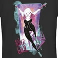 thumbnail image 2 of Junior's Spider-Man: Across the Spider-Verse Spider Gwen Poster  Graphic Tee Black 2X Large, 2 of 3