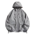 thumbnail image 1 of QIPOPIQ Men's UPF 50+ Sun Protection Outdoor Jacket Workout Athletic Jackets Lightweight Running Jacket Clearance, 1 of 5