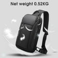 thumbnail image 4 of BANGE Waterproof Men's Sling Bag, Large Capacity Crossbody Backpack Durable, 4 of 8