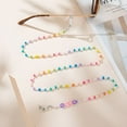 thumbnail image 6 of Fashion Colorful Reading Glasses Love Letter Lanyard Sunglasses Mask Chain Mask Strap Sunglasses Chains Eyeglass Chains SMILE, 6 of 8