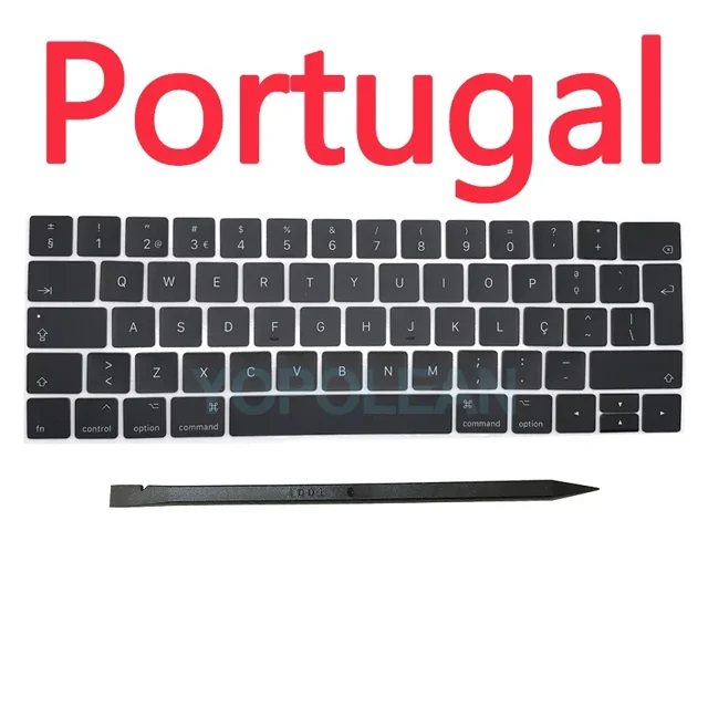 New A1706 A1707 Keycaps keys For Macbook Pro Retina 13" 15" Touch Bar key cap 2016 2017 Year Portugal