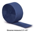 thumbnail image 3 of 12/Case Bulk Navy Crepe Streamer 81 ft, 3 of 6