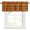 Orange, variant on Blue Brown Checked Valances for Windows Farmhouse Kitchen Curtains Valances Rod Pocket Valance Curtains for Kitchen Windows Beige Buffalo Plaid Farmhouse Window Valances for Bathroom Bedroom 42"x12"